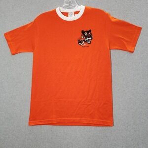 VINTAGE Boy Scout of America Junior Top‎ Large Orange Shirt Tiger Cub 90s USA